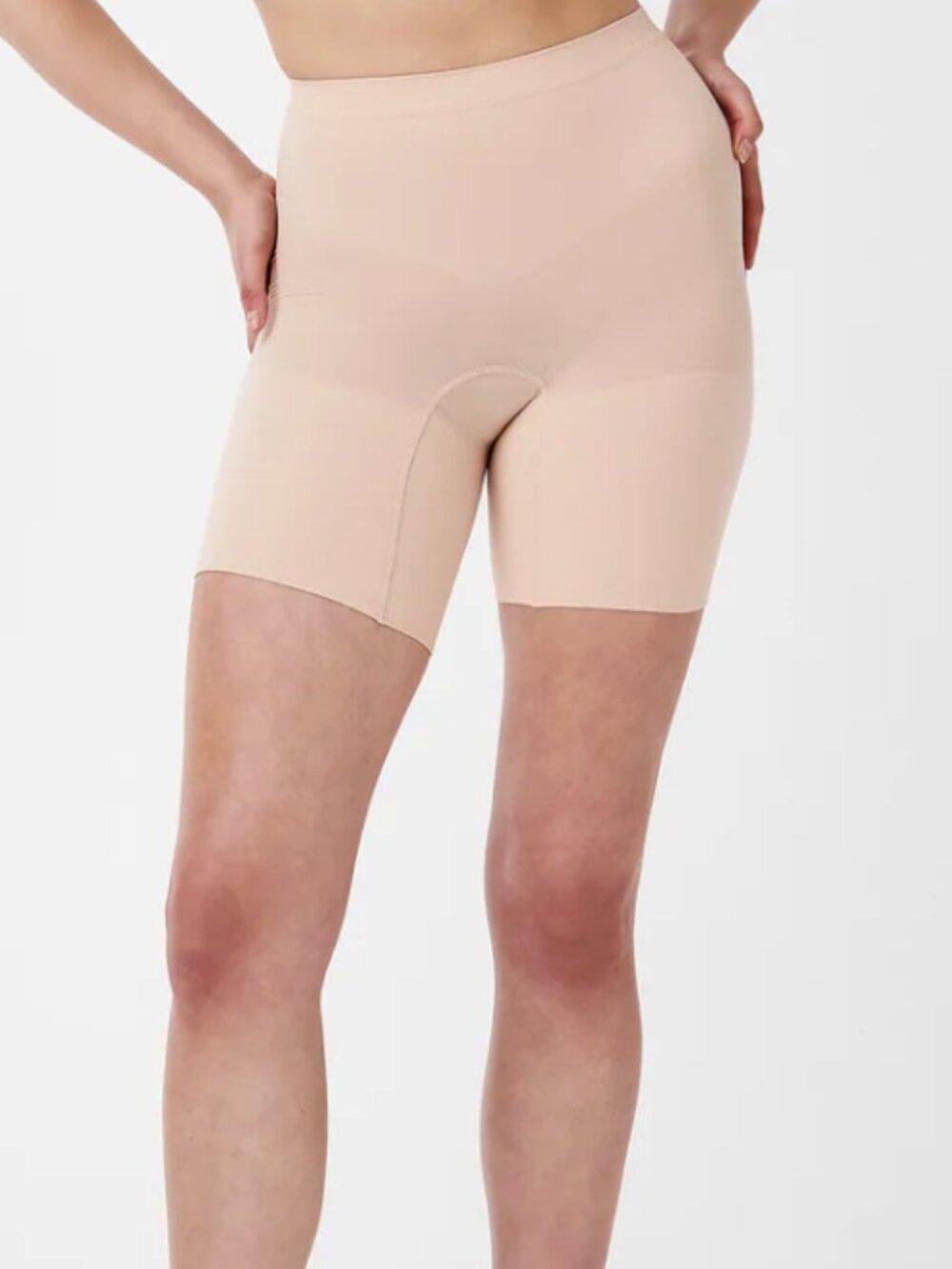 SPANX Sculpt Seamless Power Mid-Thigh Short Plus Size Shapewear Size 2X XXL